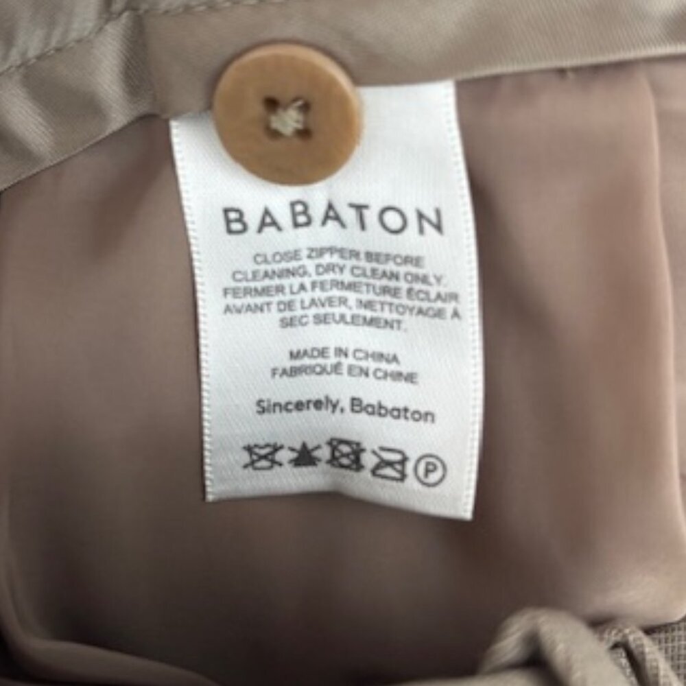 Aritzia Babaton Wool Lalonde Pants in Taupe size 4 - Picture 9 of 10